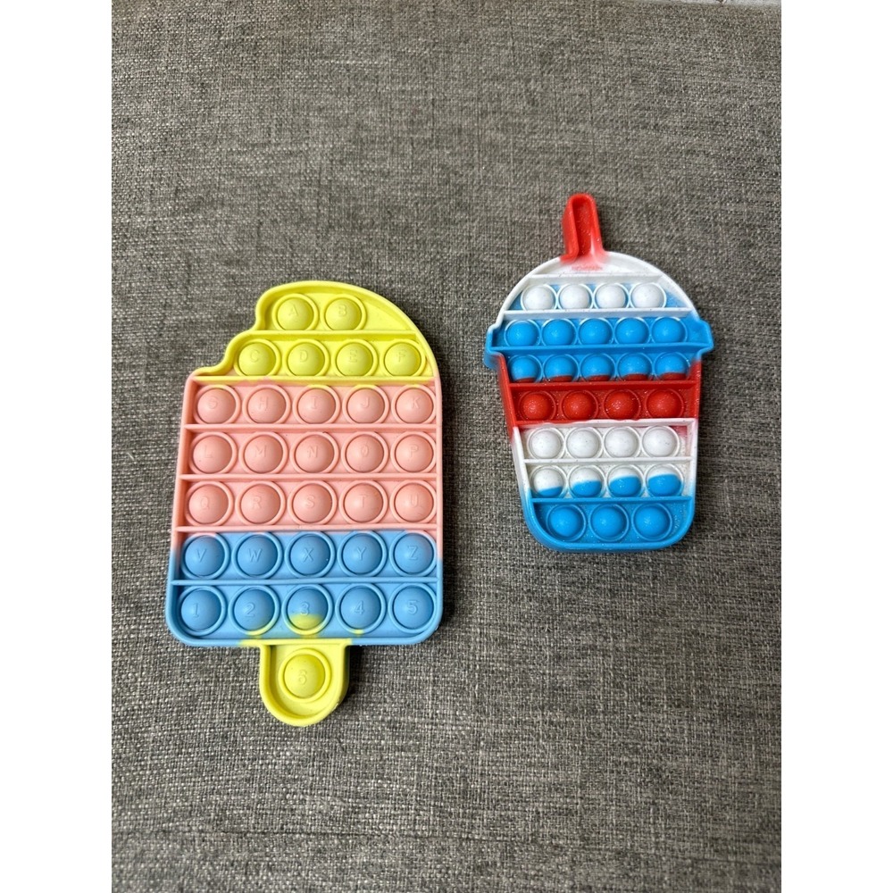 Fidget Toys 8 In Fun Shapes & Vibrant Colors For Stress Relief & Sensory Play - Picture 4 of 5